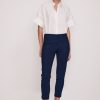 Women Cotton Wool | Morrison Balmain Pants Navy