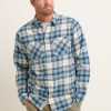 Men Cotton Wool | Brakeburn Blue Check Shirt