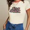 Women Cotton Wool | King Louie Logo Tee Ecru