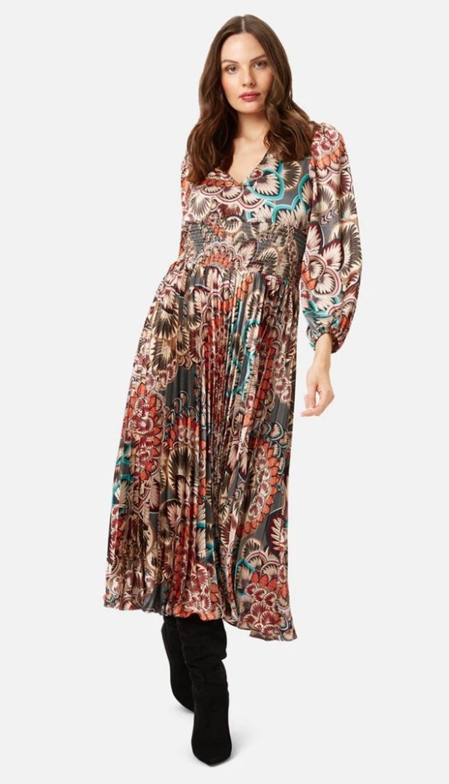 Women Cotton Wool | Traffic People Hard Promises Aurora Paisley Dress