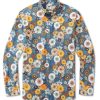 Men Cotton Wool | Yiume Long Sleeve Shirt 60S Floral