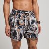 Men Cotton Wool | Superdry Studio Swim Shorts Agnes Black