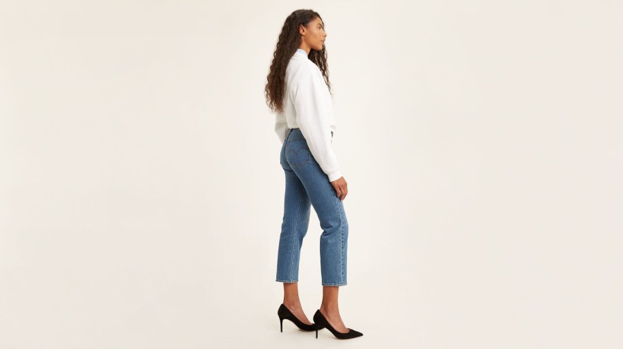 Women Cotton Wool | Levis Wedgie Straight Jeans Jive Sound