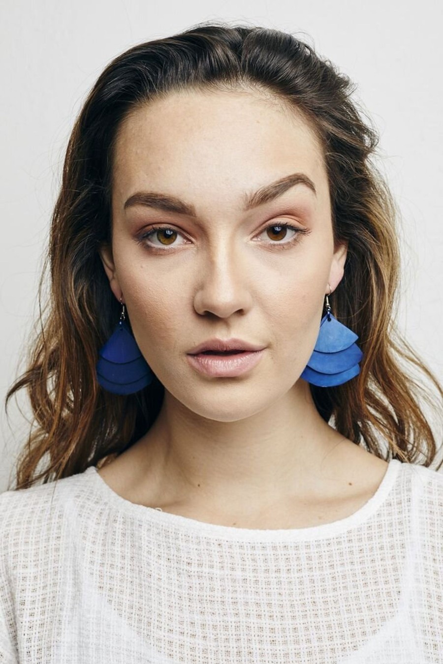 Accessories Cotton Wool | Monica Krexa Tri Fan Earring (Assorted Colours)