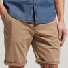 Men Cotton Wool | Superdry Officer Chino Shorts Sandstone