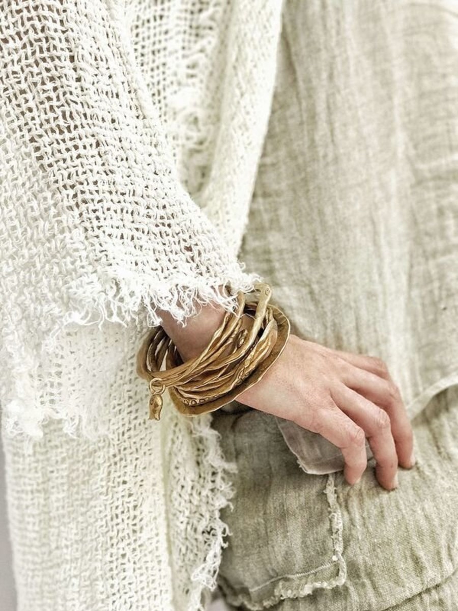 Accessories Cotton Wool | Pesci Che Volano Gomitolo Bracelet Bronze