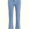 Women Cotton Wool | King Louie Ella Pintuck Jeans Heaven Blue