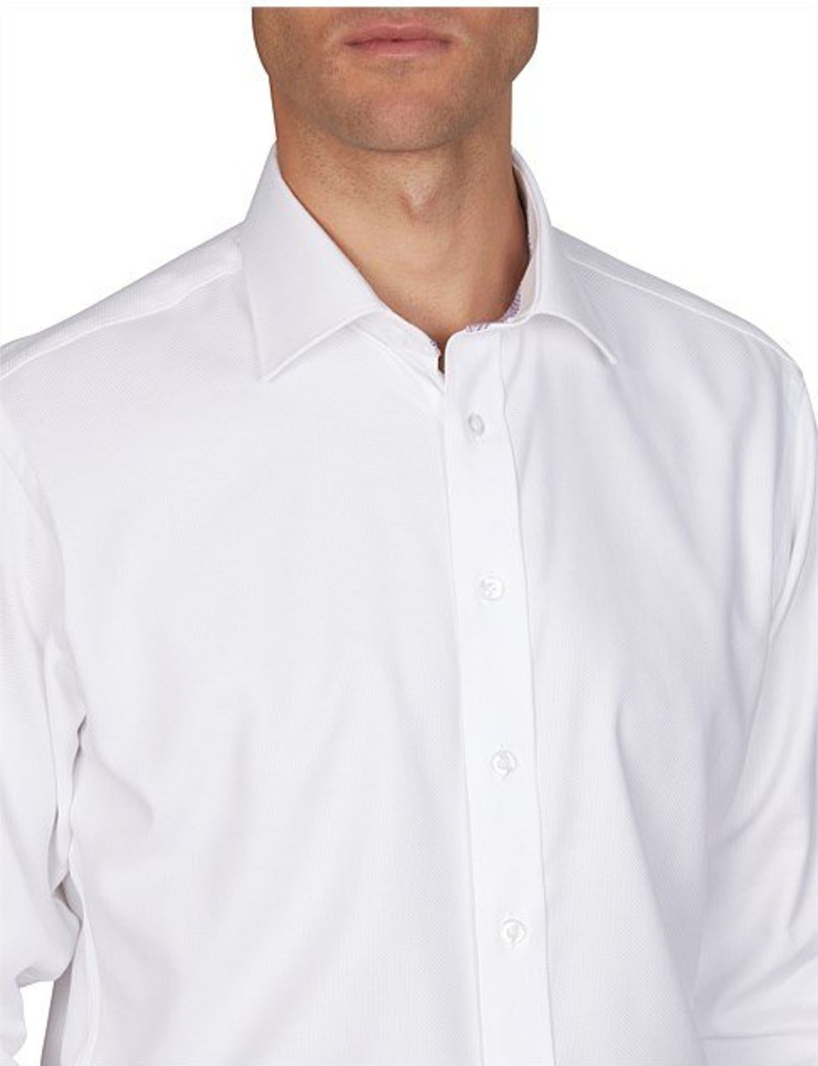 Men Cotton Wool | Abelard Grand Oxford Slim Shirt White