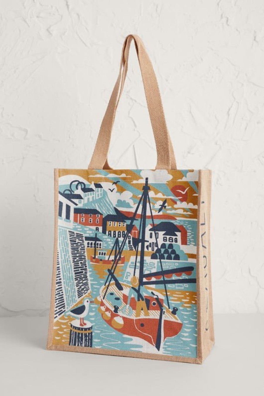 Accessories Cotton Wool | Seasalt Cornwall Jute Shopper (3 Prints)