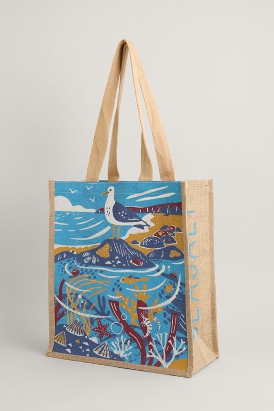 Accessories Cotton Wool | Seasalt Cornwall Jute Shopper (3 Prints)