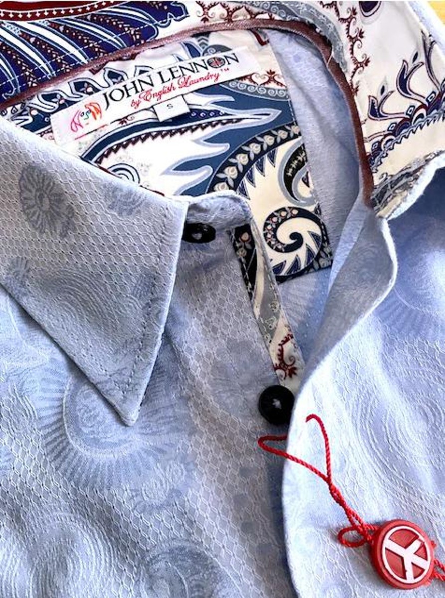 Men Cotton Wool | John Lennon By English Laundry Wilton Shirt White