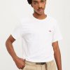 Men Cotton Wool | Levis Original Housemark Tee White