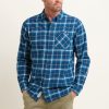 Men Cotton Wool | Brakeburn Navy Check Shirt