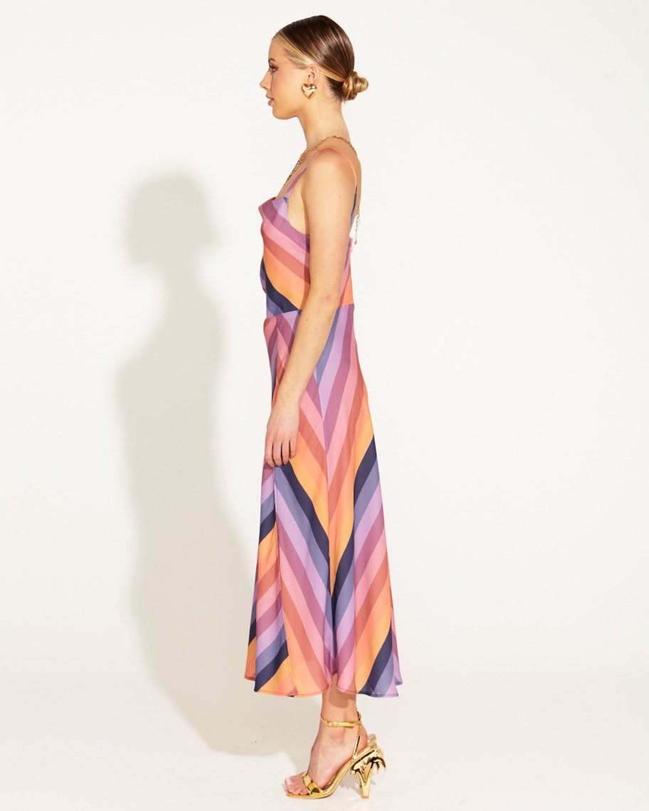 Women Cotton Wool | Fate And Becker Sunset Dream Slip Dress