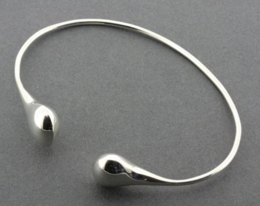 Accessories Cotton Wool | Makers And Providers Sterling Silver Double Teardrop Cuff