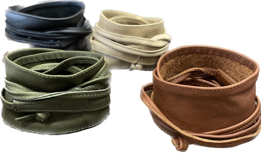 Accessories Cotton Wool | Legend Belts Leather Wrap Belt (5 Colours )