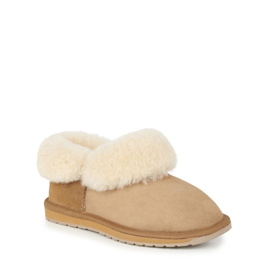 Accessories Cotton Wool | Emu Australia Mintaro Sheepskin Slipper Chestnut