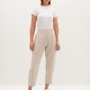 Women Cotton Wool | Morrison Rocco Linen Pant Pebble