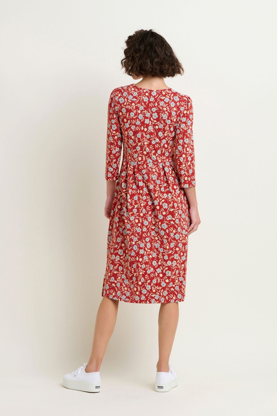 Women Cotton Wool | Brakeburn Poppy Midi Dress