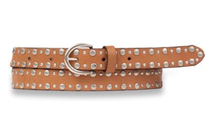 Accessories Cotton Wool | Legend Belts Stud Belt Neutral