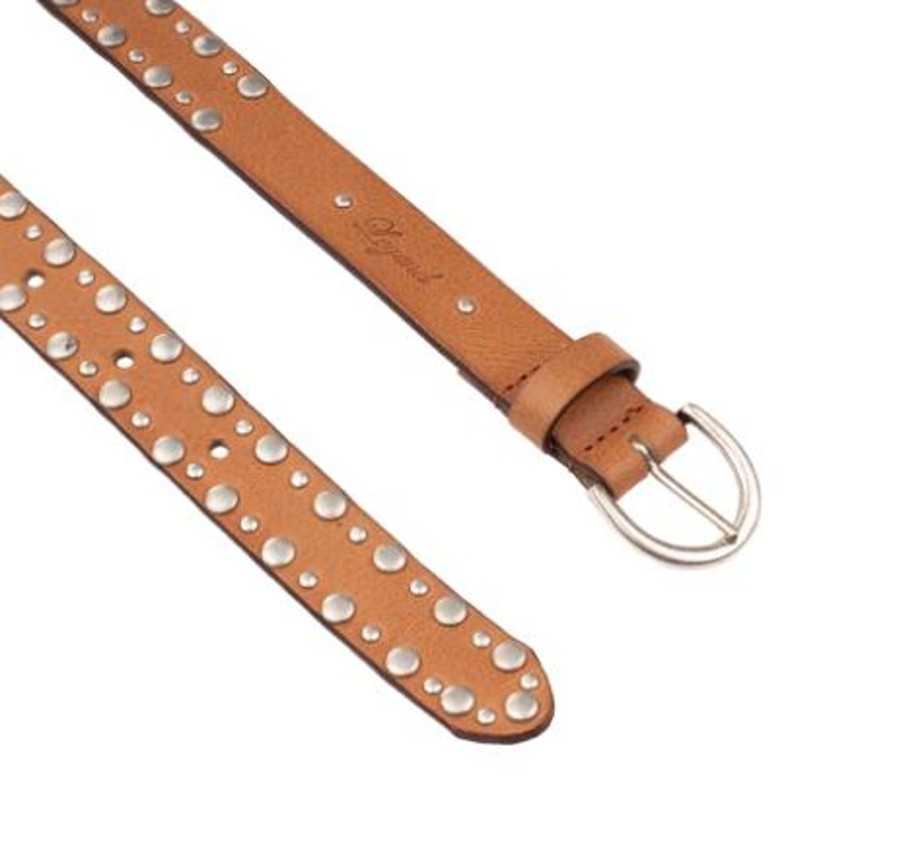 Accessories Cotton Wool | Legend Belts Stud Belt Neutral