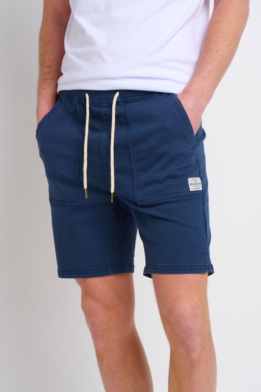 Men Cotton Wool | Brakeburn Carpenter Shorts Navy