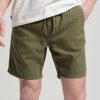 Men Cotton Wool | Superdry Men'S Vintage Overdry Shorts Olive Khaki