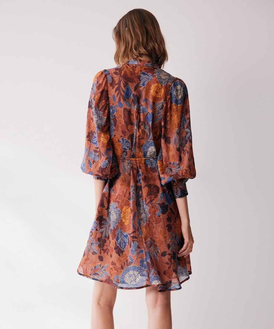 Women Cotton Wool | Morrison Lotus Dress Print