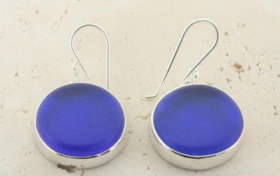 Accessories Cotton Wool | Makers And Providers Seaglass Earrings B