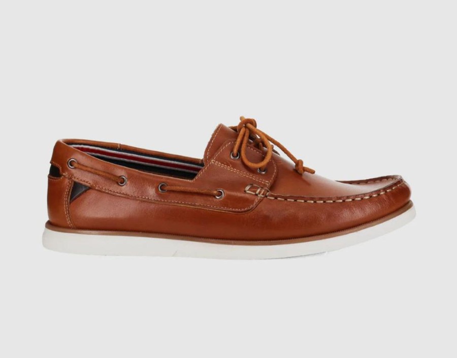 Accessories Cotton Wool | Wild Rhino Brighton Boat Shoes Cognac