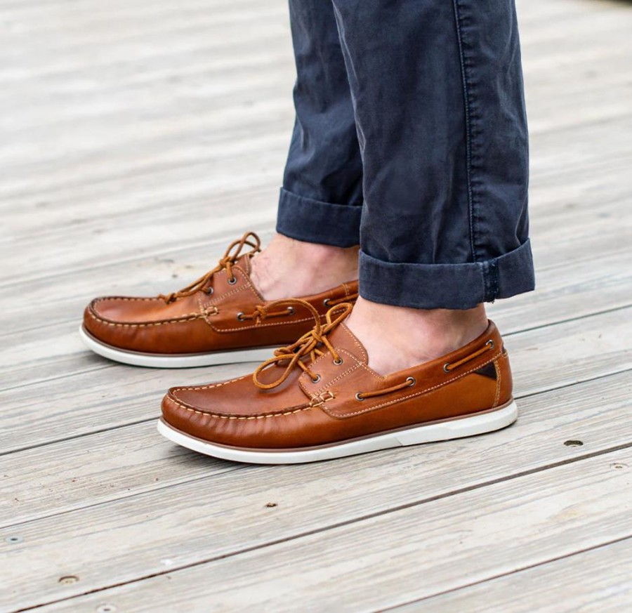 Accessories Cotton Wool | Wild Rhino Brighton Boat Shoes Cognac