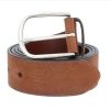 Accessories Cotton Wool | Vanzetti Ladies Denim Love Belt Dark Brown