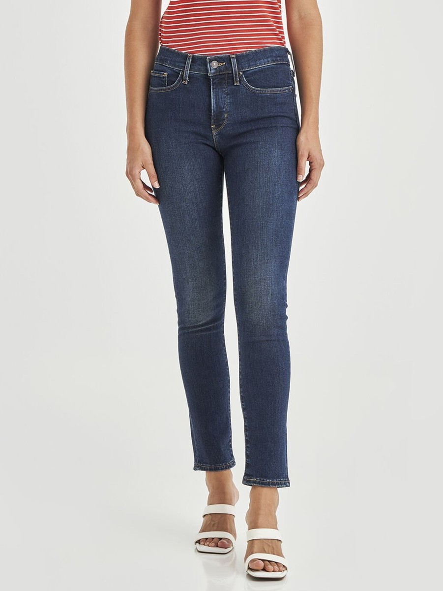 Women Cotton Wool | Levis 311 Shaping Skinny Jeans Blue Swell Mid Blue