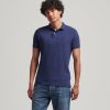 Men Cotton Wool | Superdry Classic Pique Polo Rich Navy