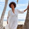 Women Cotton Wool | Naudic Camden Beach Dress White